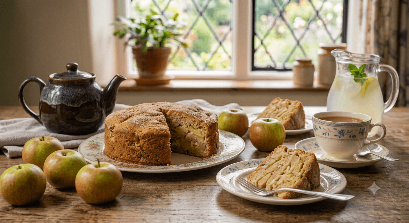 Dairy free Dorset Apple Cake baked by Farmhouse Cakes in Seaford