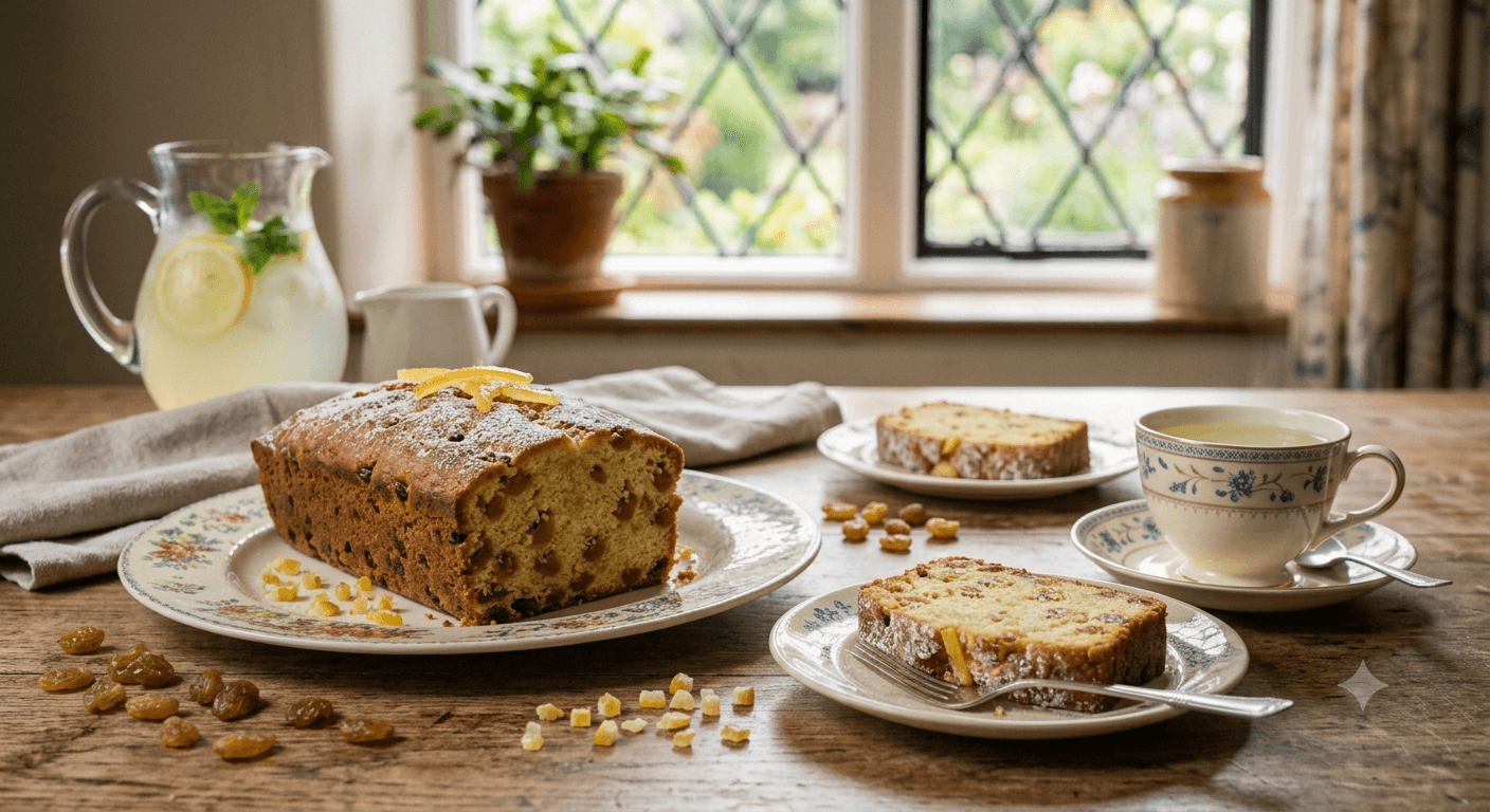 Dairy free Sultana and Walnut Cake baked by Farmhouse Cakes in Seaford